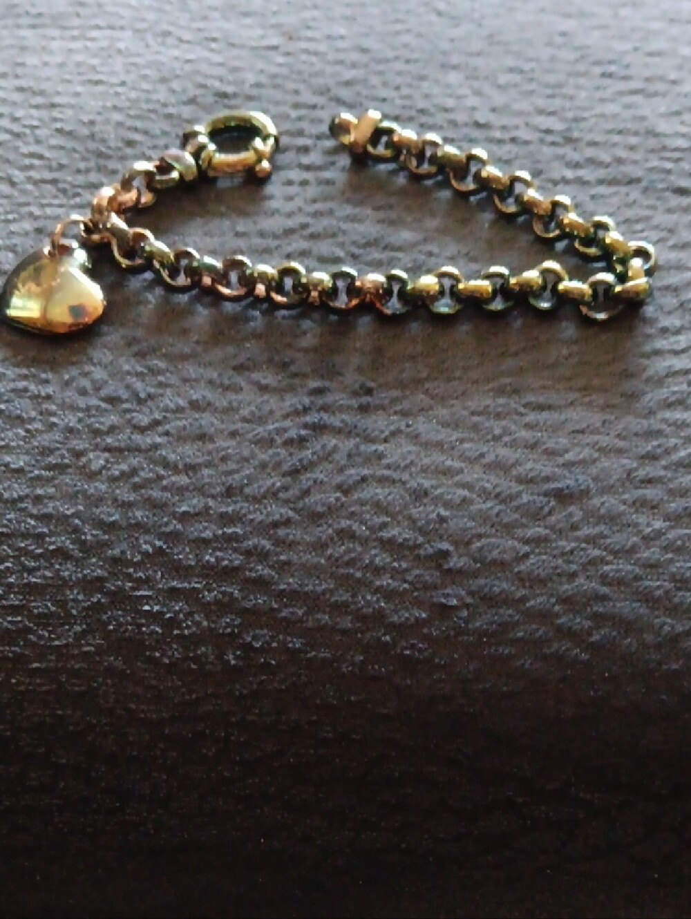 Milor Sterling Siver Heart Charm bracelet